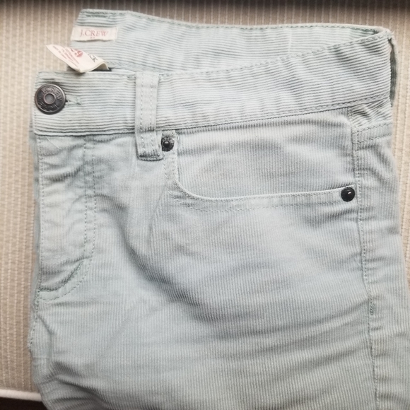 J. Crew Toothpick Baby blue Corduroy jeans/pants - Picture 2 of 3